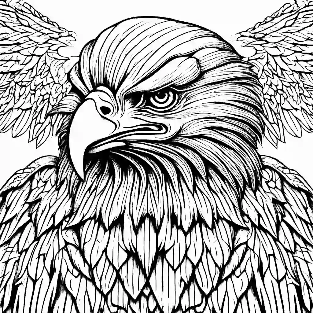 Eagles coloring pages